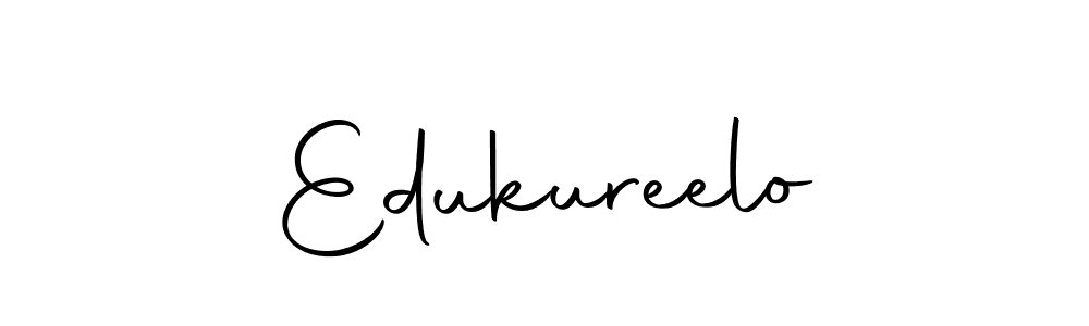 Create a beautiful signature design for name Edukureelo. With this signature (Autography-DOLnW) fonts, you can make a handwritten signature for free. Edukureelo signature style 10 images and pictures png