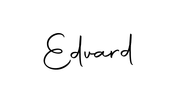 How to make Edvard name signature. Use Autography-DOLnW style for creating short signs online. This is the latest handwritten sign. Edvard signature style 10 images and pictures png