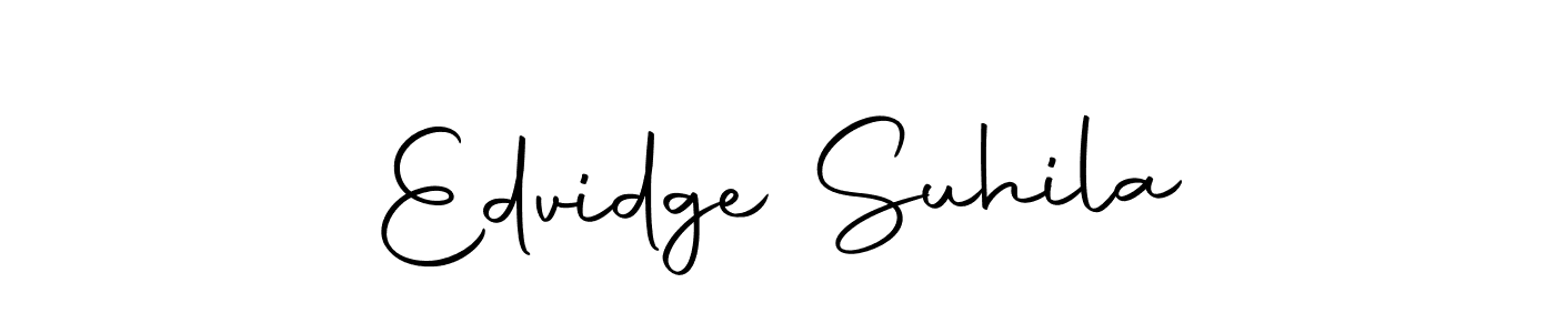Once you've used our free online signature maker to create your best signature Autography-DOLnW style, it's time to enjoy all of the benefits that Edvidge Suhila name signing documents. Edvidge Suhila signature style 10 images and pictures png