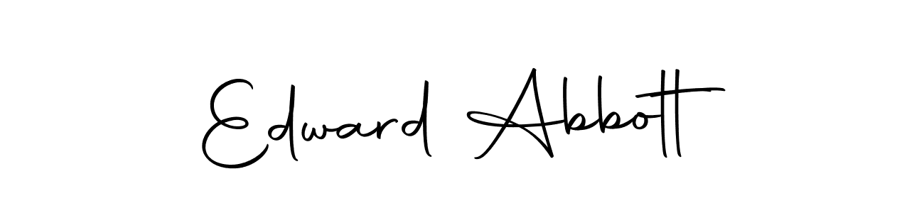 Design your own signature with our free online signature maker. With this signature software, you can create a handwritten (Autography-DOLnW) signature for name Edward Abbott. Edward Abbott signature style 10 images and pictures png