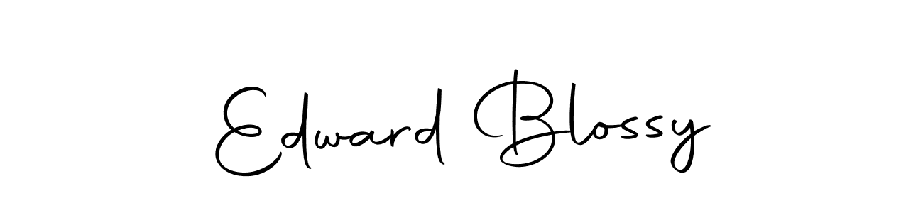 Edward Blossy stylish signature style. Best Handwritten Sign (Autography-DOLnW) for my name. Handwritten Signature Collection Ideas for my name Edward Blossy. Edward Blossy signature style 10 images and pictures png