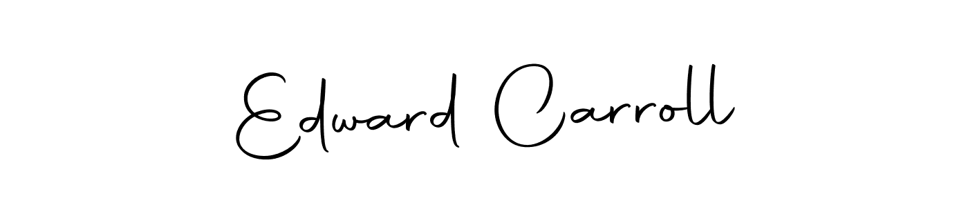 Design your own signature with our free online signature maker. With this signature software, you can create a handwritten (Autography-DOLnW) signature for name Edward Carroll. Edward Carroll signature style 10 images and pictures png