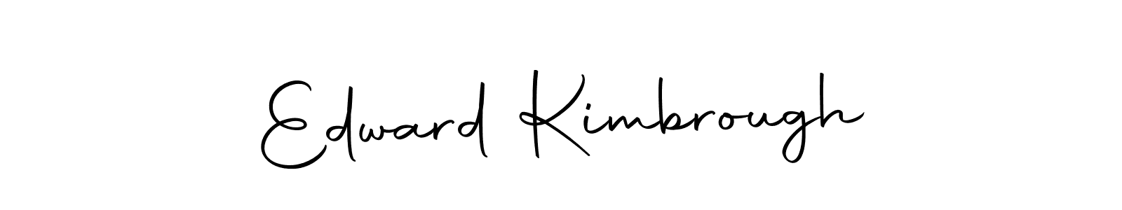 Design your own signature with our free online signature maker. With this signature software, you can create a handwritten (Autography-DOLnW) signature for name Edward Kimbrough. Edward Kimbrough signature style 10 images and pictures png