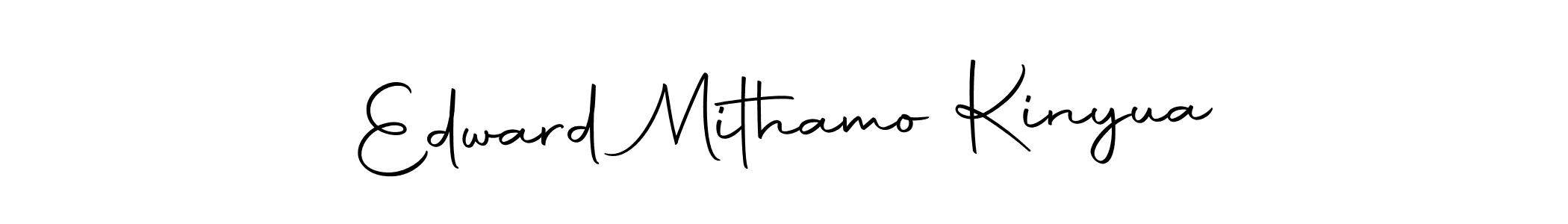 Design your own signature with our free online signature maker. With this signature software, you can create a handwritten (Autography-DOLnW) signature for name Edward Mithamo Kinyua. Edward Mithamo Kinyua signature style 10 images and pictures png