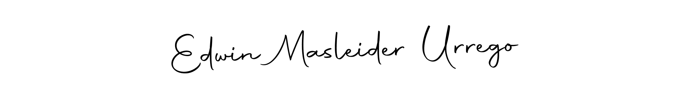 Edwin Masleider Urrego stylish signature style. Best Handwritten Sign (Autography-DOLnW) for my name. Handwritten Signature Collection Ideas for my name Edwin Masleider Urrego. Edwin Masleider Urrego signature style 10 images and pictures png