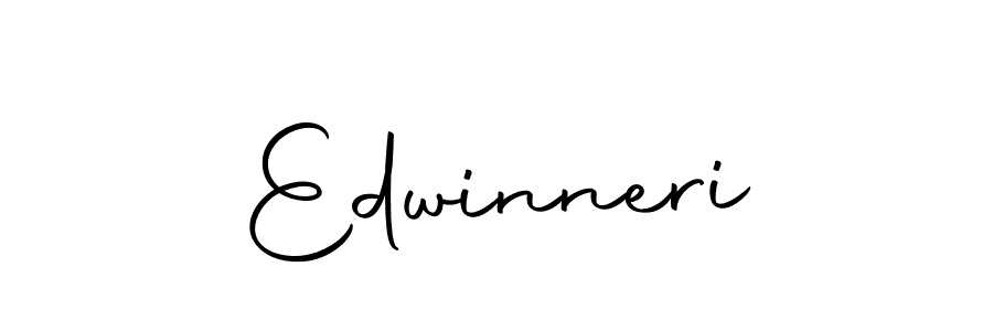 You should practise on your own different ways (Autography-DOLnW) to write your name (Edwinneri) in signature. don't let someone else do it for you. Edwinneri signature style 10 images and pictures png