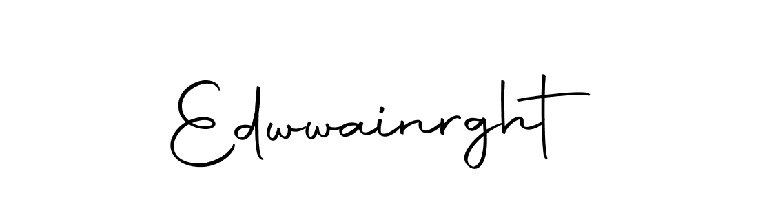 Create a beautiful signature design for name Edwwainrght. With this signature (Autography-DOLnW) fonts, you can make a handwritten signature for free. Edwwainrght signature style 10 images and pictures png