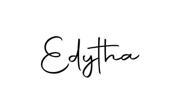 How to make Edytha signature? Autography-DOLnW is a professional autograph style. Create handwritten signature for Edytha name. Edytha signature style 10 images and pictures png