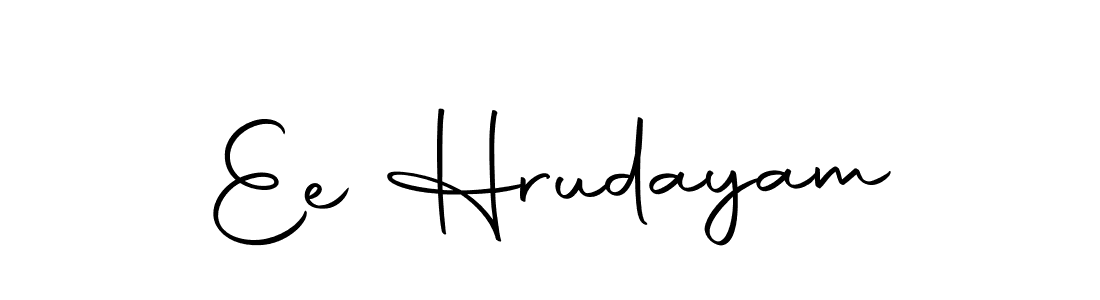 Make a beautiful signature design for name Ee Hrudayam. Use this online signature maker to create a handwritten signature for free. Ee Hrudayam signature style 10 images and pictures png