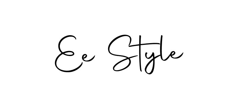 You should practise on your own different ways (Autography-DOLnW) to write your name (Ee Style) in signature. don't let someone else do it for you. Ee Style signature style 10 images and pictures png