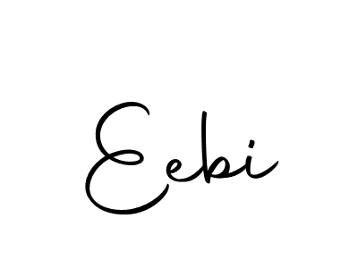 Create a beautiful signature design for name Eebi. With this signature (Autography-DOLnW) fonts, you can make a handwritten signature for free. Eebi signature style 10 images and pictures png