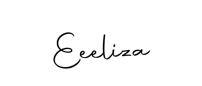 Design your own signature with our free online signature maker. With this signature software, you can create a handwritten (Autography-DOLnW) signature for name Eeeliza. Eeeliza signature style 10 images and pictures png