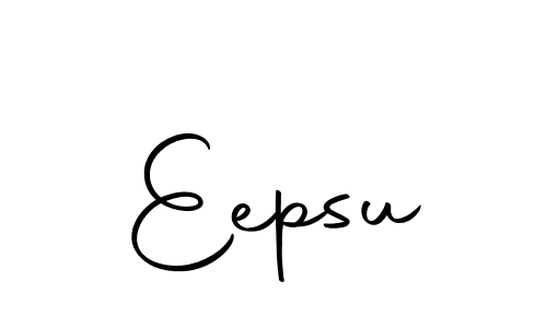 Design your own signature with our free online signature maker. With this signature software, you can create a handwritten (Autography-DOLnW) signature for name Eepsu. Eepsu signature style 10 images and pictures png