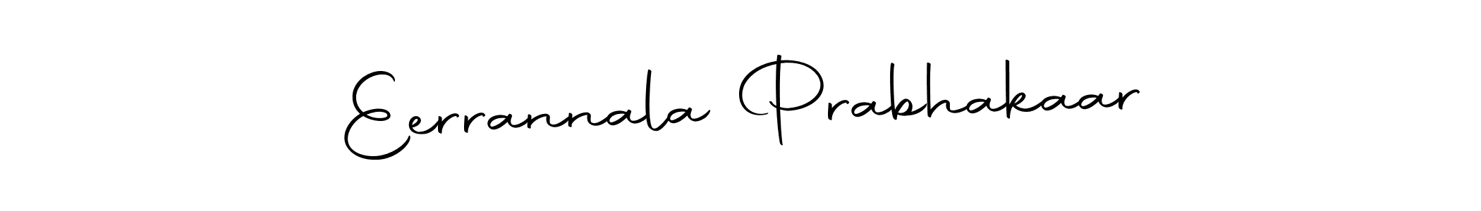 Use a signature maker to create a handwritten signature online. With this signature software, you can design (Autography-DOLnW) your own signature for name Eerrannala Prabhakaar. Eerrannala Prabhakaar signature style 10 images and pictures png