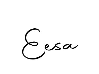 The best way (Autography-DOLnW) to make a short signature is to pick only two or three words in your name. The name Eesa include a total of six letters. For converting this name. Eesa signature style 10 images and pictures png