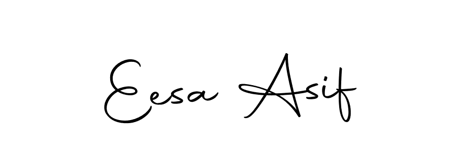 How to make Eesa Asif name signature. Use Autography-DOLnW style for creating short signs online. This is the latest handwritten sign. Eesa Asif signature style 10 images and pictures png