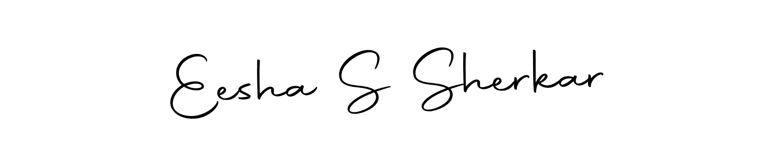 The best way (Autography-DOLnW) to make a short signature is to pick only two or three words in your name. The name Eesha S Sherkar include a total of six letters. For converting this name. Eesha S Sherkar signature style 10 images and pictures png