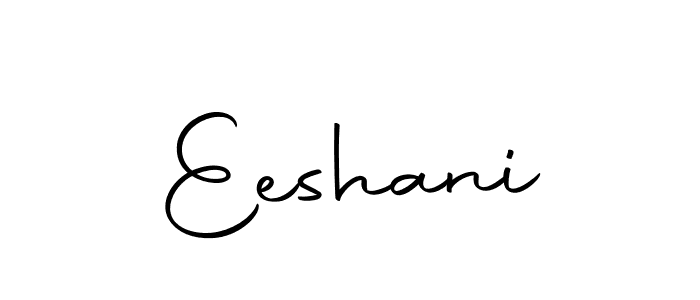 Design your own signature with our free online signature maker. With this signature software, you can create a handwritten (Autography-DOLnW) signature for name Eeshani. Eeshani signature style 10 images and pictures png