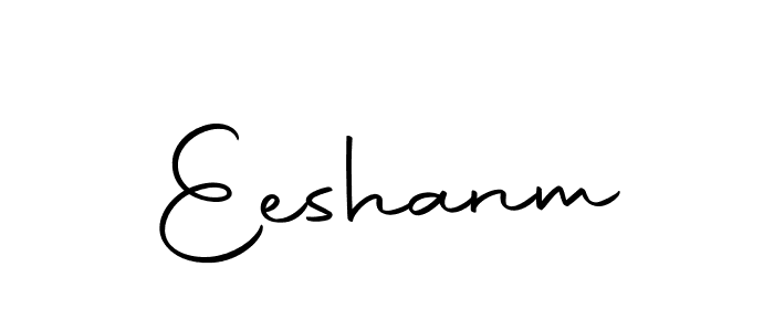 Make a beautiful signature design for name Eeshanm. Use this online signature maker to create a handwritten signature for free. Eeshanm signature style 10 images and pictures png