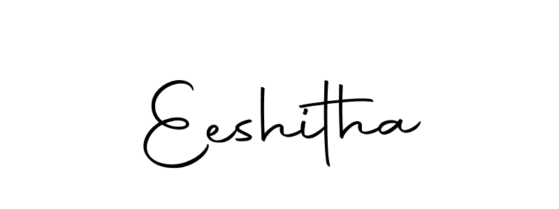 Make a beautiful signature design for name Eeshitha. Use this online signature maker to create a handwritten signature for free. Eeshitha signature style 10 images and pictures png
