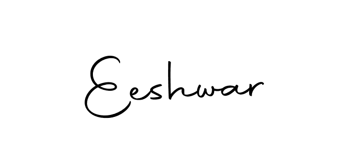 Use a signature maker to create a handwritten signature online. With this signature software, you can design (Autography-DOLnW) your own signature for name Eeshwar. Eeshwar signature style 10 images and pictures png