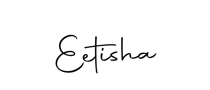 Design your own signature with our free online signature maker. With this signature software, you can create a handwritten (Autography-DOLnW) signature for name Eetisha. Eetisha signature style 10 images and pictures png