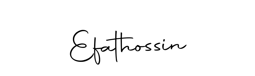 Make a beautiful signature design for name Efathossin. Use this online signature maker to create a handwritten signature for free. Efathossin signature style 10 images and pictures png