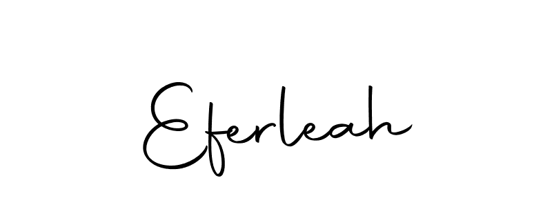 Eferleah stylish signature style. Best Handwritten Sign (Autography-DOLnW) for my name. Handwritten Signature Collection Ideas for my name Eferleah. Eferleah signature style 10 images and pictures png