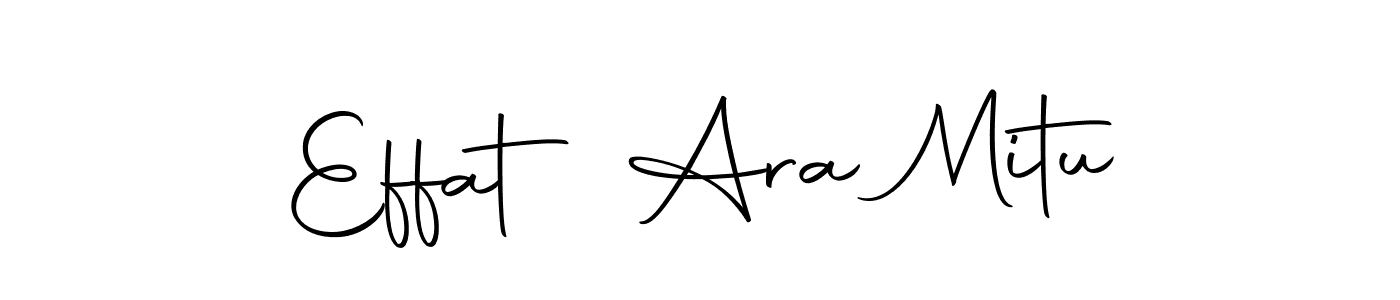 This is the best signature style for the Effat Ara Mitu name. Also you like these signature font (Autography-DOLnW). Mix name signature. Effat Ara Mitu signature style 10 images and pictures png