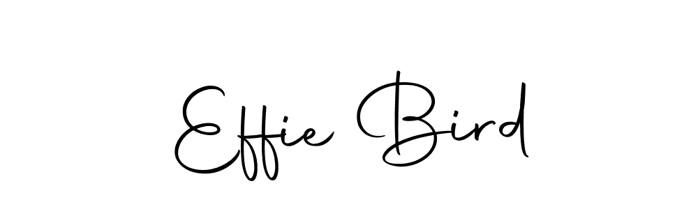 The best way (Autography-DOLnW) to make a short signature is to pick only two or three words in your name. The name Effie Bird include a total of six letters. For converting this name. Effie Bird signature style 10 images and pictures png