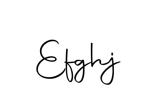 Make a beautiful signature design for name Efghj. With this signature (Autography-DOLnW) style, you can create a handwritten signature for free. Efghj signature style 10 images and pictures png