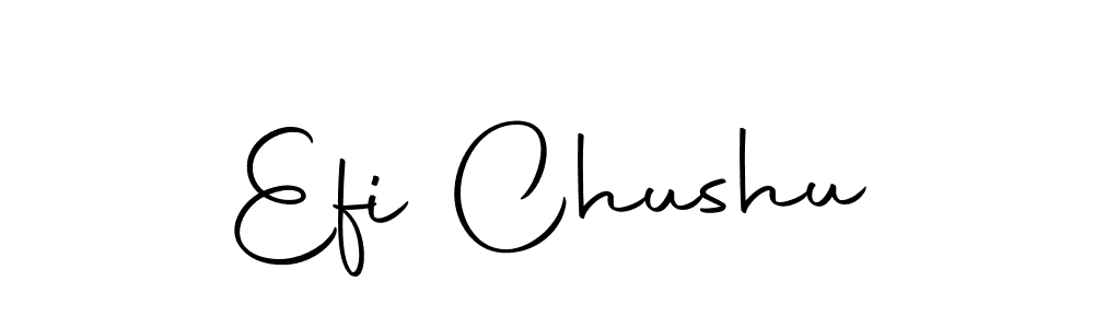 It looks lik you need a new signature style for name Efi Chushu. Design unique handwritten (Autography-DOLnW) signature with our free signature maker in just a few clicks. Efi Chushu signature style 10 images and pictures png