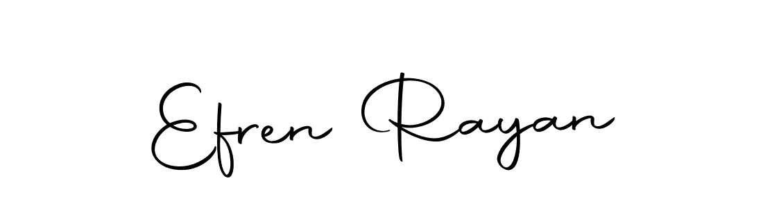 It looks lik you need a new signature style for name Efren Rayan. Design unique handwritten (Autography-DOLnW) signature with our free signature maker in just a few clicks. Efren Rayan signature style 10 images and pictures png