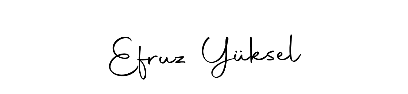 The best way (Autography-DOLnW) to make a short signature is to pick only two or three words in your name. The name Efruz Yüksel include a total of six letters. For converting this name. Efruz Yüksel signature style 10 images and pictures png