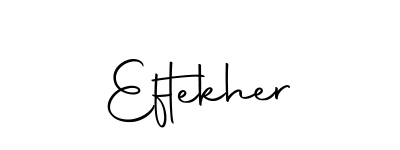 Also we have Eftekher name is the best signature style. Create professional handwritten signature collection using Autography-DOLnW autograph style. Eftekher signature style 10 images and pictures png