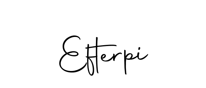 Similarly Autography-DOLnW is the best handwritten signature design. Signature creator online .You can use it as an online autograph creator for name Efterpi. Efterpi signature style 10 images and pictures png