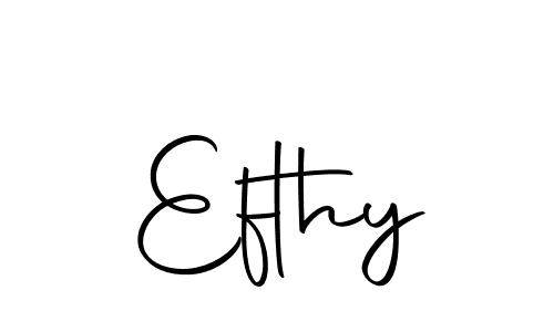 You should practise on your own different ways (Autography-DOLnW) to write your name (Efthy) in signature. don't let someone else do it for you. Efthy signature style 10 images and pictures png