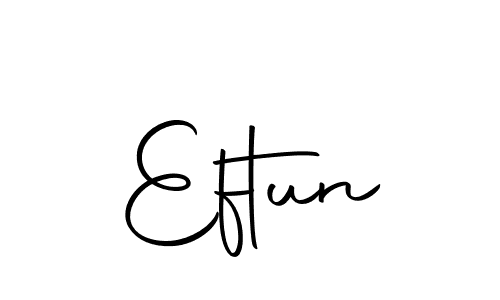 Design your own signature with our free online signature maker. With this signature software, you can create a handwritten (Autography-DOLnW) signature for name Eftun. Eftun signature style 10 images and pictures png