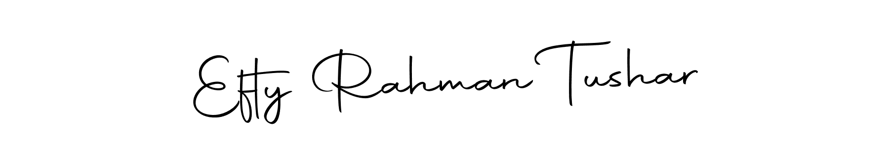 This is the best signature style for the Efty Rahman Tushar name. Also you like these signature font (Autography-DOLnW). Mix name signature. Efty Rahman Tushar signature style 10 images and pictures png