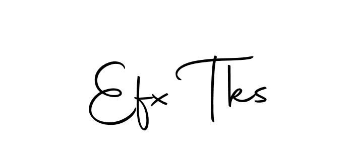 Use a signature maker to create a handwritten signature online. With this signature software, you can design (Autography-DOLnW) your own signature for name Efx Tks. Efx Tks signature style 10 images and pictures png