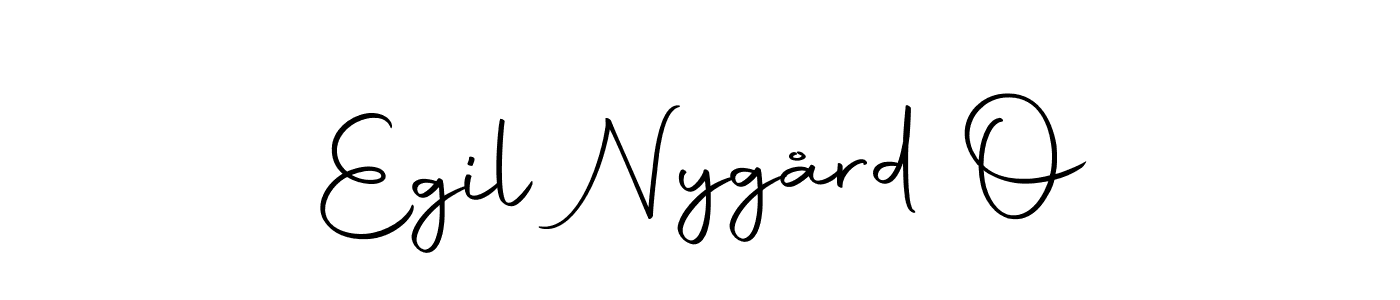 How to make Egil Nygård O name signature. Use Autography-DOLnW style for creating short signs online. This is the latest handwritten sign. Egil Nygård O signature style 10 images and pictures png