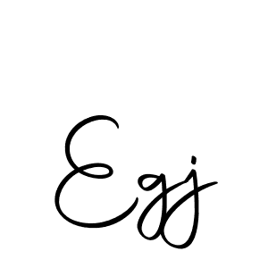 Create a beautiful signature design for name Egj. With this signature (Autography-DOLnW) fonts, you can make a handwritten signature for free. Egj signature style 10 images and pictures png