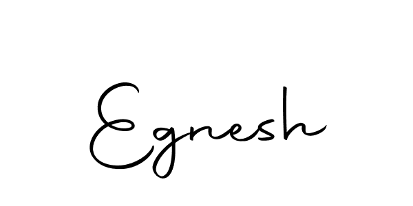 Create a beautiful signature design for name Egnesh. With this signature (Autography-DOLnW) fonts, you can make a handwritten signature for free. Egnesh signature style 10 images and pictures png