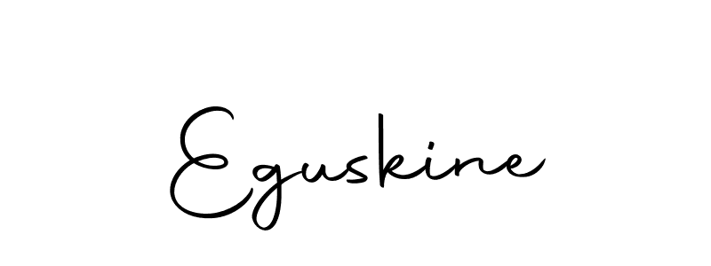 Use a signature maker to create a handwritten signature online. With this signature software, you can design (Autography-DOLnW) your own signature for name Eguskine. Eguskine signature style 10 images and pictures png
