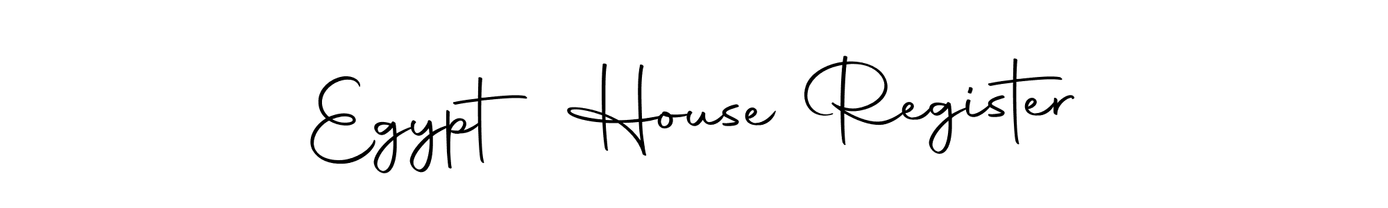 Use a signature maker to create a handwritten signature online. With this signature software, you can design (Autography-DOLnW) your own signature for name Egypt House Register. Egypt House Register signature style 10 images and pictures png