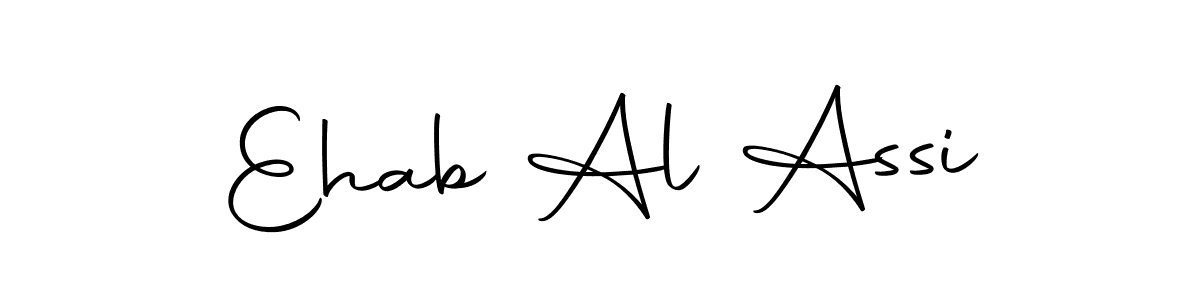 How to make Ehab Al Assi signature? Autography-DOLnW is a professional autograph style. Create handwritten signature for Ehab Al Assi name. Ehab Al Assi signature style 10 images and pictures png