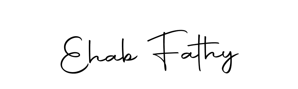The best way (Autography-DOLnW) to make a short signature is to pick only two or three words in your name. The name Ehab Fathy include a total of six letters. For converting this name. Ehab Fathy signature style 10 images and pictures png