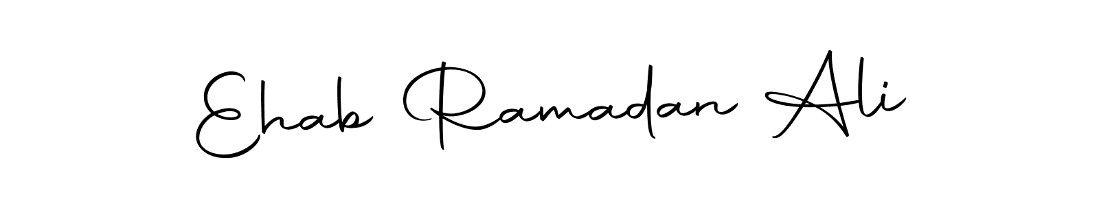 Make a beautiful signature design for name Ehab Ramadan Ali. Use this online signature maker to create a handwritten signature for free. Ehab Ramadan Ali signature style 10 images and pictures png