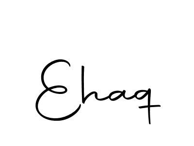 Make a beautiful signature design for name Ehaq. Use this online signature maker to create a handwritten signature for free. Ehaq signature style 10 images and pictures png