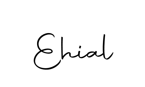 You should practise on your own different ways (Autography-DOLnW) to write your name (Ehial) in signature. don't let someone else do it for you. Ehial signature style 10 images and pictures png